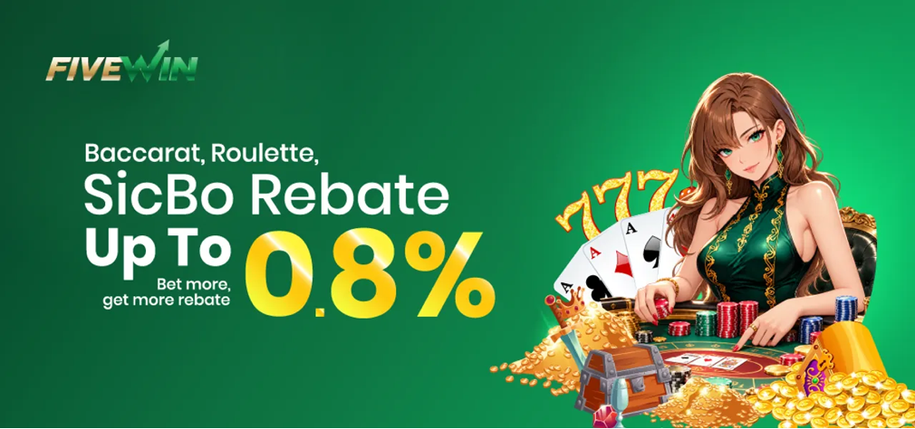 Ringkasan Rebet Harian Live Casino FIVEWIN