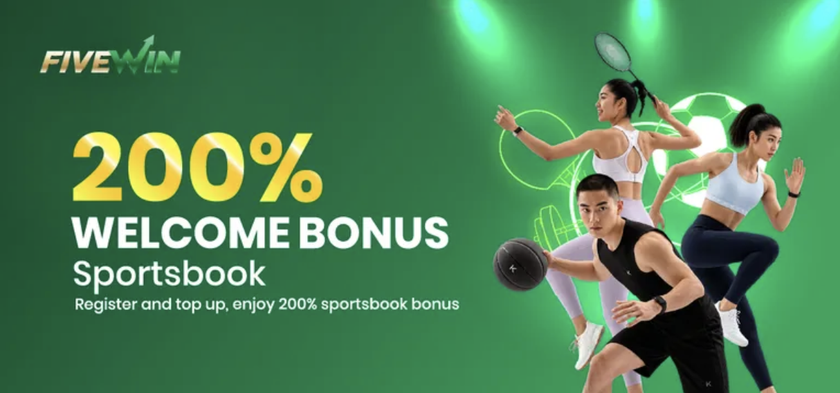 Bonus Alu-aluan Live Casino 100% FIVEWIN